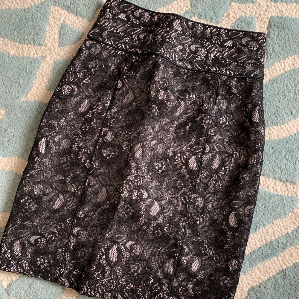 H&M - Lace Pencil Skirt